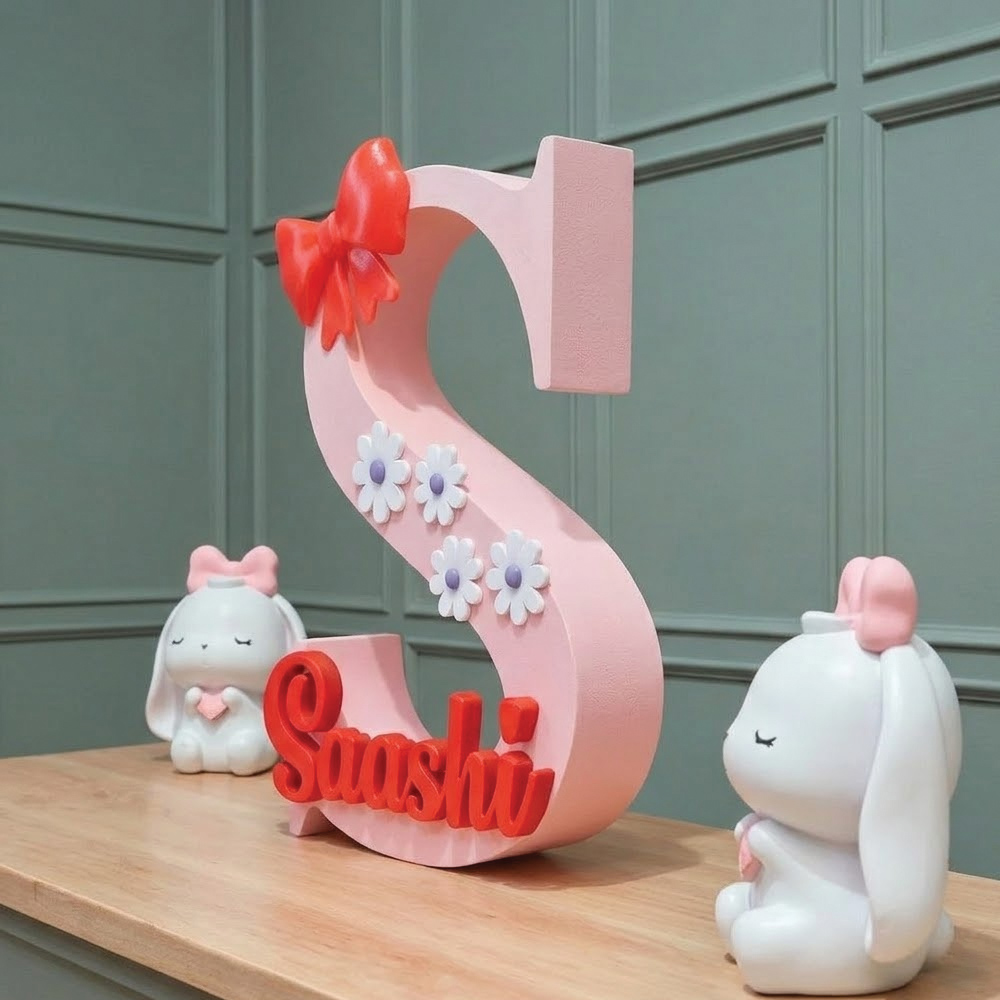 Personalized Alphabet Name – Custom Desk Name Display